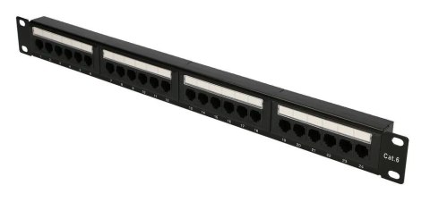 Patchpanel 24 porty CAT6 UTP V2 Extralink Patchpanel 24 porty CAT6 UTP V2 Extralink