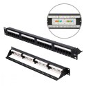 Patchpanel CAT5E UTP V2 24 porty Extralink