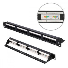 Patchpanel CAT5E UTP V2 24 porty Extralink