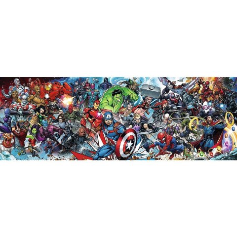 Puzzle 1000 elementów Panorama Marvel The Avengers Trefl Puzzle 1000 elementów Panorama Marvel The Avengers Trefl