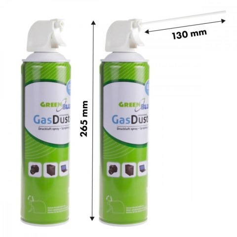 Sprężone powietrze 600 ml GB600 GreenBlue Sprężone powietrze 600 ml GB600 GreenBlue