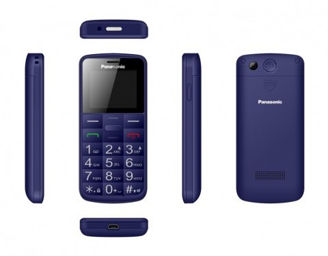 Telefon komórkowy dla seniora KX-TU110 niebieski Panasonic