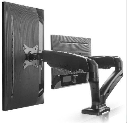 Uchwyt na dwa monitory do 32 cali (81cm) IB-MS304-T IcyBox Uchwyt na dwa monitory do 32 cali (81cm) IB-MS304-T IcyBox