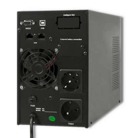 Zasilacz awaryjny UPS, on-line, czysta fala sinusoidalna, 1KVA, 800W, LCD, USB Qoltec Zasilacz awaryjny UPS, on-line, czysta fala sinusoidalna, 1KVA, 800W, LCD, USB Qoltec