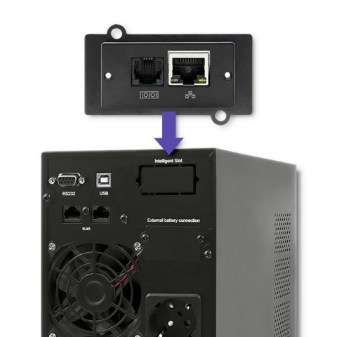 Zasilacz awaryjny UPS, on-line, czysta fala sinusoidalna, 1KVA, 800W, LCD, USB Qoltec Zasilacz awaryjny UPS, on-line, czysta fala sinusoidalna, 1KVA, 800W, LCD, USB Qoltec