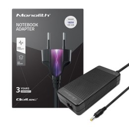 Zasilacz do Acer 180W 19.5V 9.23A 5.5x1.7 + kabel zasilający Qoltec