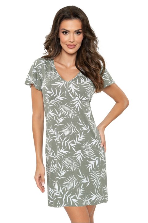 Koszulka nocna Koszula Nocna Model Paloma Olive - Donna Koszulka nocna Koszula Nocna Model Paloma Olive - Donna