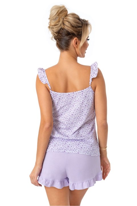 Piżama Damska Model Fiorella Top Liliowy - Donna Piżama Damska Model Fiorella Top Liliowy - Donna
