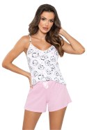 Piżama Damska Model Sheep Top Pink - Donna