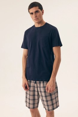 Piżama Męska Model Dexter 42617-59X Navy - Henderson