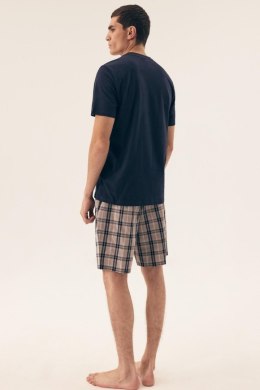 Piżama Męska Model Dexter 42617-59X Navy - Henderson