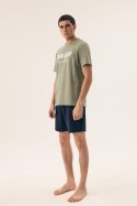 Piżama Męska Model Sleeper 42614-77X Green/Navy - Henderson