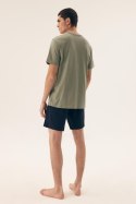 Piżama Męska Model Sleeper 42614-77X Green/Navy - Henderson