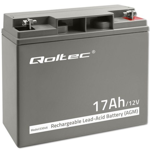 Akumulator AGM 12V | 17Ah | max. 255A Qoltec
