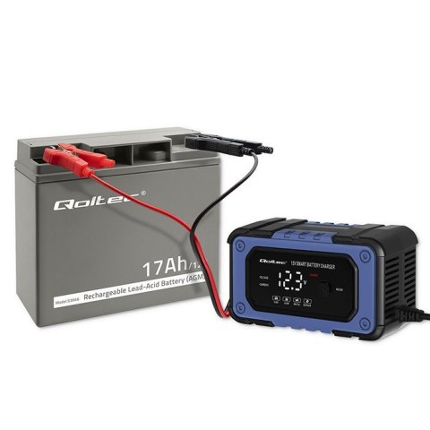 Akumulator AGM 12V | 17Ah | max. 255A Qoltec Akumulator AGM 12V | 17Ah | max. 255A Qoltec