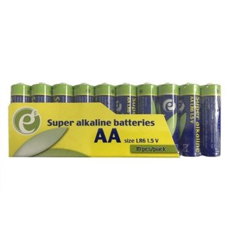 Baterie alkaliczne AA 10 pak Gembird