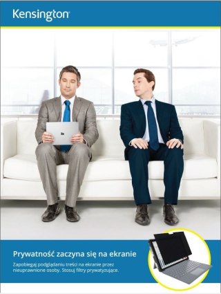 Filtr prywatyzujący, 2-stronny, zdejmowany, do monitora 27 cali, 16:9