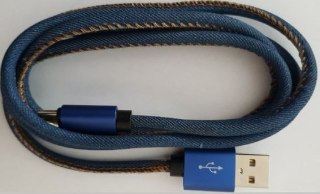 Kabel Micro USB premium jeans 1 m Gembird