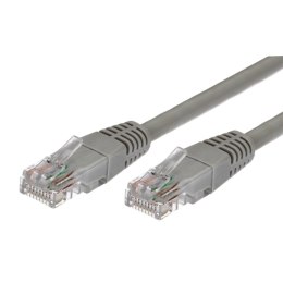 Kabel Patchcord miedziany kat.5e RJ45 UTP 3m. szary TB
