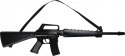 Karabin komandosa GONHER 118/6 metalowy, 8 naboi Pulio