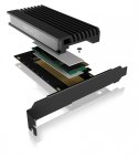 Karta PCIe z gniazdem M.2 M-Key dla jednego dysku SSD M.2 NVMe IB-PCI214M2-HSL IcyBox