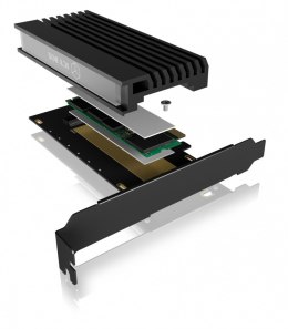 Karta PCIe z gniazdem M.2 M-Key dla jednego dysku SSD M.2 NVMe IB-PCI214M2-HSL IcyBox