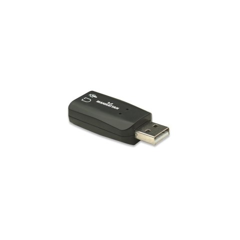 Karta dźwiękowa Hi-Speed USB 3-D Manhattan Karta dźwiękowa Hi-Speed USB 3-D Manhattan