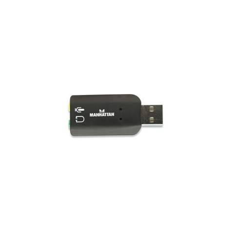 Karta dźwiękowa Hi-Speed USB 3-D Manhattan Karta dźwiękowa Hi-Speed USB 3-D Manhattan