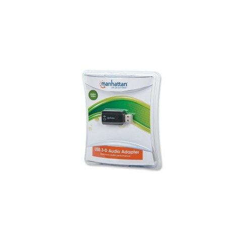 Karta dźwiękowa Hi-Speed USB 3-D Manhattan Karta dźwiękowa Hi-Speed USB 3-D Manhattan