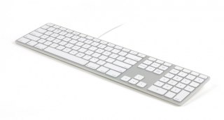 Klawiatura aluminiowa Mac Hub 2xUSB szara Matias
