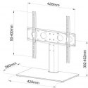 Ministolik/stojak + uchwyt do TV 32-55 cali 40 kg SD-33 ART