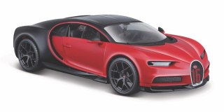 Model kompozytowy Bugatti Chiron sport czarno-czerwony Maisto