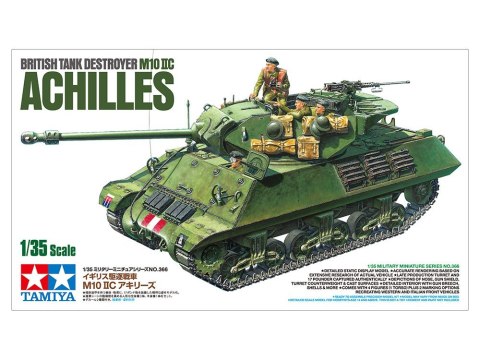 Model plastikowy Czołg Destroyer M10 II C SP Achilles Tamiya Model plastikowy Czołg Destroyer M10 II C SP Achilles Tamiya