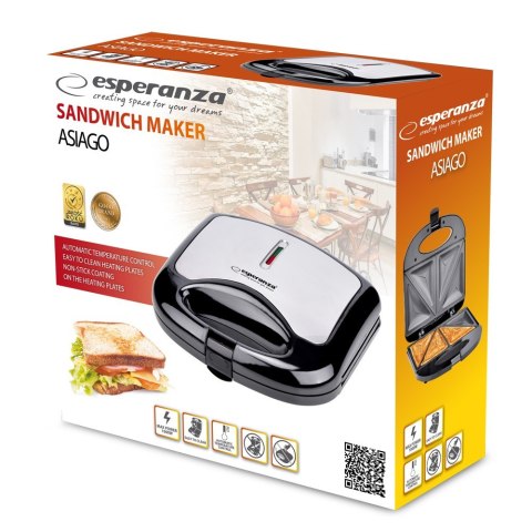 Opiekacz do kanapek 1000W Asiago Esperanza