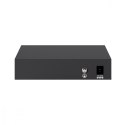 Przełącznik EUROS V2 6 portów POE SWITCH 4 porty 10-100MBPS POE + 2 porty UPLINK 802.3AF 60W Extralink