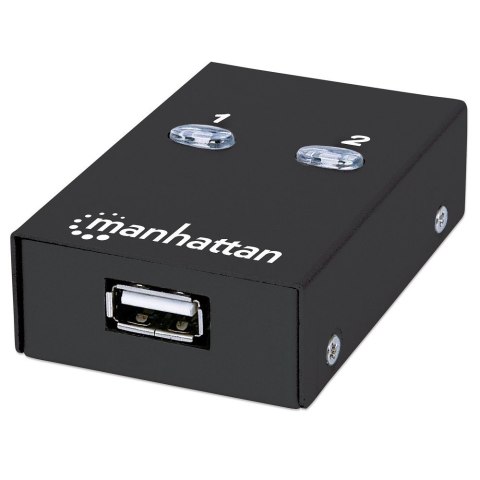 Przełącznik automatyczny Hi-Speed USB 2.0 2 PC - 1 USB Manhattan Przełącznik automatyczny Hi-Speed USB 2.0 2 PC - 1 USB Manhattan