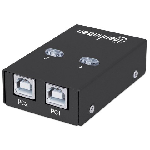 Przełącznik automatyczny Hi-Speed USB 2.0 2 PC - 1 USB Manhattan Przełącznik automatyczny Hi-Speed USB 2.0 2 PC - 1 USB Manhattan