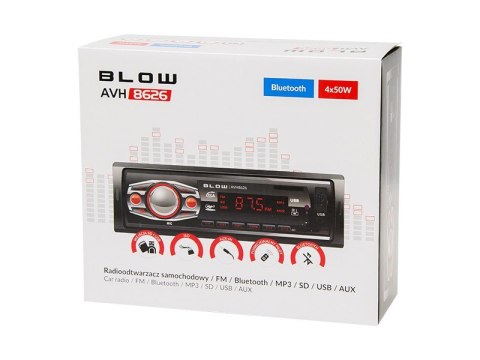 Radio samochodowe AVH-8626 MP3/USB/SD/MMC/BT BLOW Radio samochodowe AVH-8626 MP3/USB/SD/MMC/BT BLOW