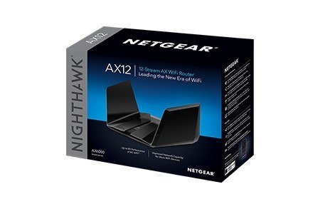 Router Nighthawk AX12 AX6000 12-Stream 5 LAN 1 WAN 2 USB Netgear Router Nighthawk AX12 AX6000 12-Stream 5 LAN 1 WAN 2 USB Netgear