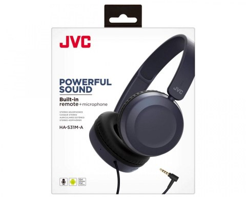 Słuchawki HA-S31M niebieskie JVC