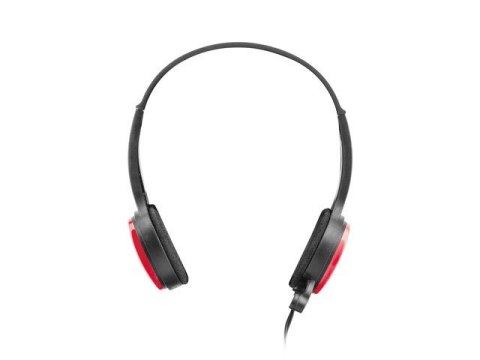 Słuchawki nauszne USL-1222 z mikrofonem czerwone UGo Słuchawki nauszne USL-1222 z mikrofonem czerwone UGo