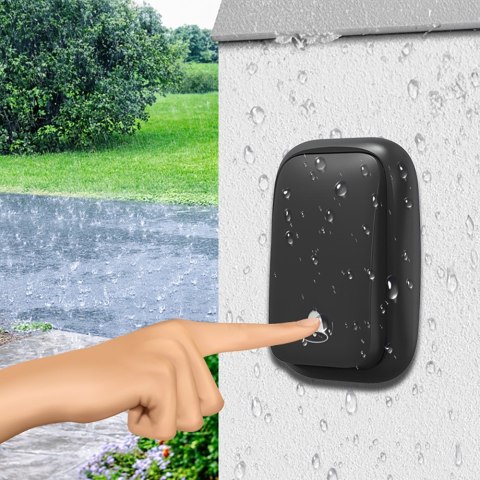 Bezprzewodowy dzwonek kinetyczny KINETIC DOORBELL MT5701 Media-Tech