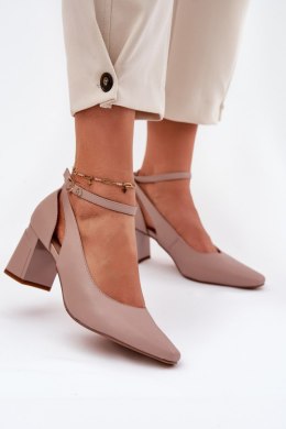Czółenka Model Maciejka K6816-04 Beige - Step in style