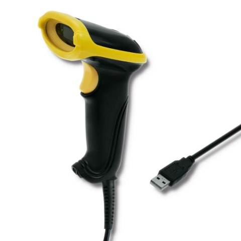 Czytnik kodów kreskowych 1D | USB Qoltec Czytnik kodów kreskowych 1D | USB Qoltec