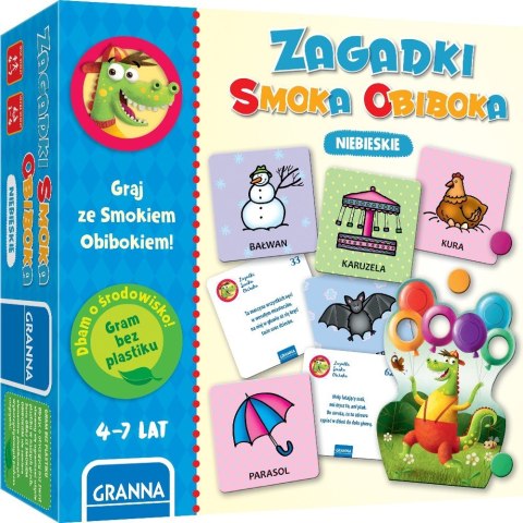 Gra Zagadki smoka Obiboka niebieskie