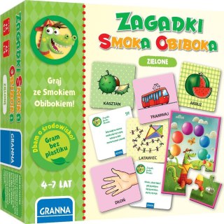 Gra Zagadki smoka Obiboka zielone