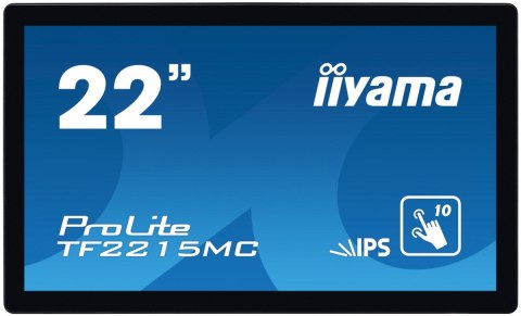 Monitor 22 TF2215MC-B2 pojemnościowy 10pkt pianka IPS DP HDMI IIYAMA