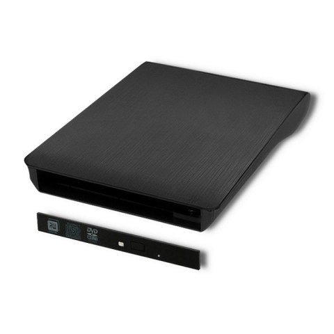 Obudowa/kieszeń na napęd optyczny CD/DVD SATA | USB3.0 | 9.5mm Qoltec