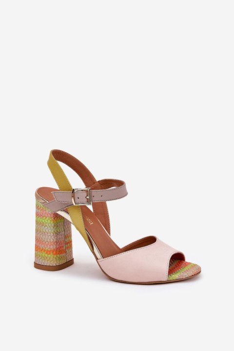 Sandały Model Laura Messi 2136 Multicolor - Step in style Sandały Model Laura Messi 2136 Multicolor - Step in style