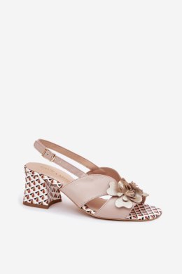 Sandały Model Laura Messi 2950 Beige - Step in style